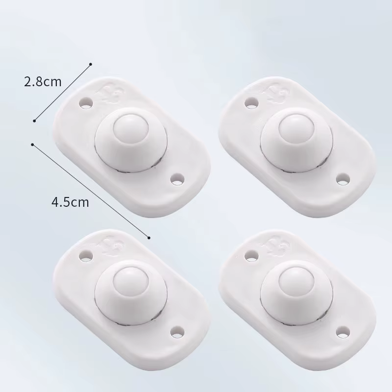 Roulettes auto-adhésives, rouleaux d'appareils, curseurs d'appareils pour cuisine 360 °   Mini petit