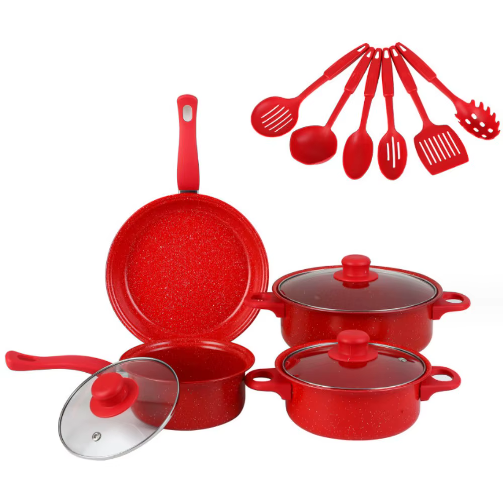Ensemble d'ustensiles de cuisine antiadhésives durables, ustensile de cuisine multifonctionnel, Pot 