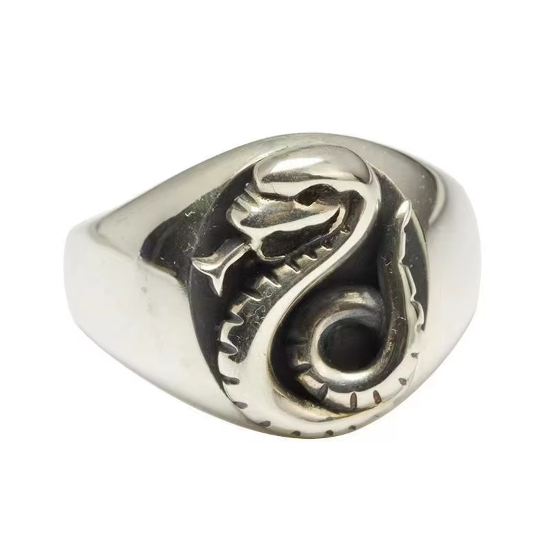 Bagues unisexes de jeu de rôle avec motif serpent et emblème familial de l'école de magie, bijoux, c