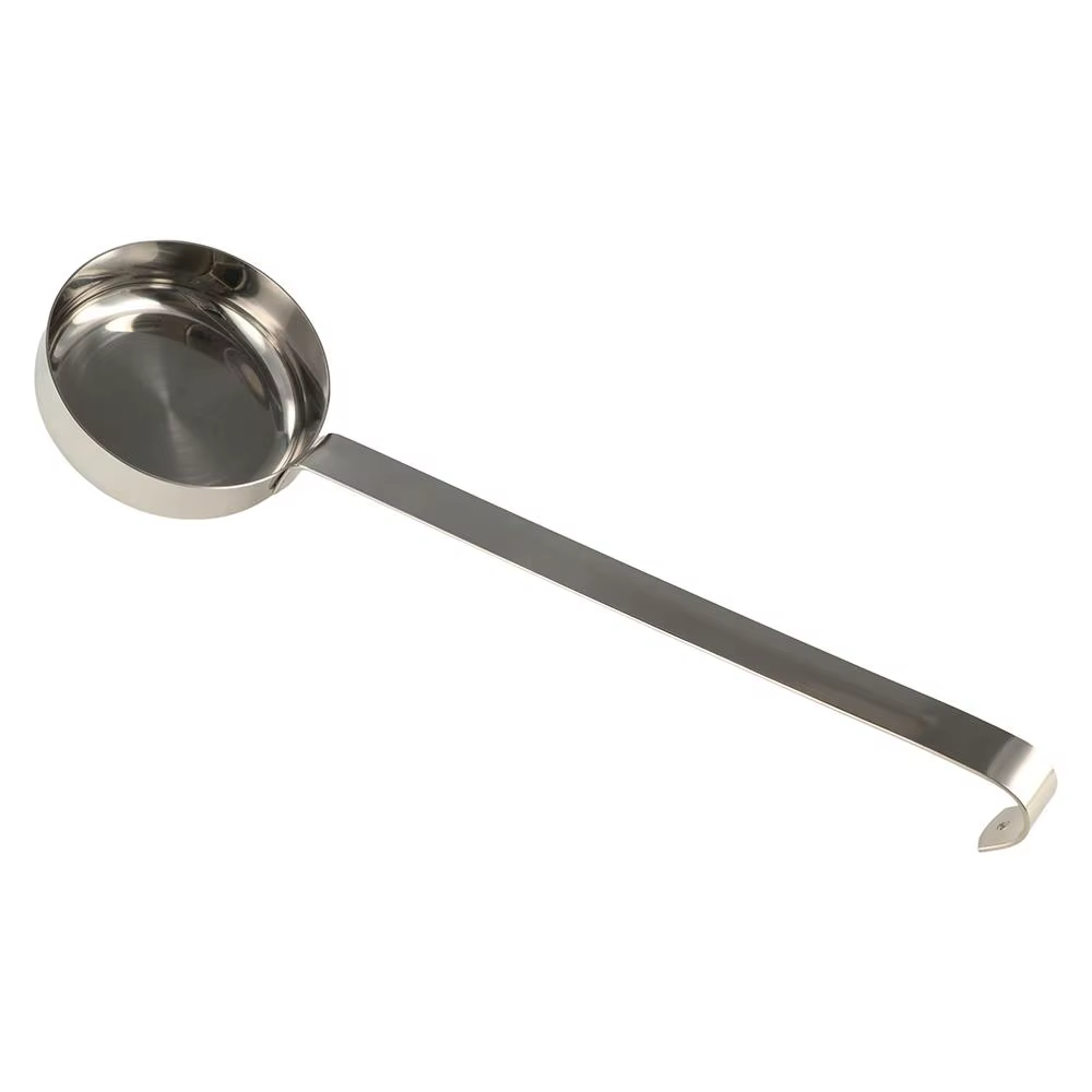 Cuillère à Sauce à Pizza à fond plat, outils de cuisine, louche à soupe italienne à Long manche, cui