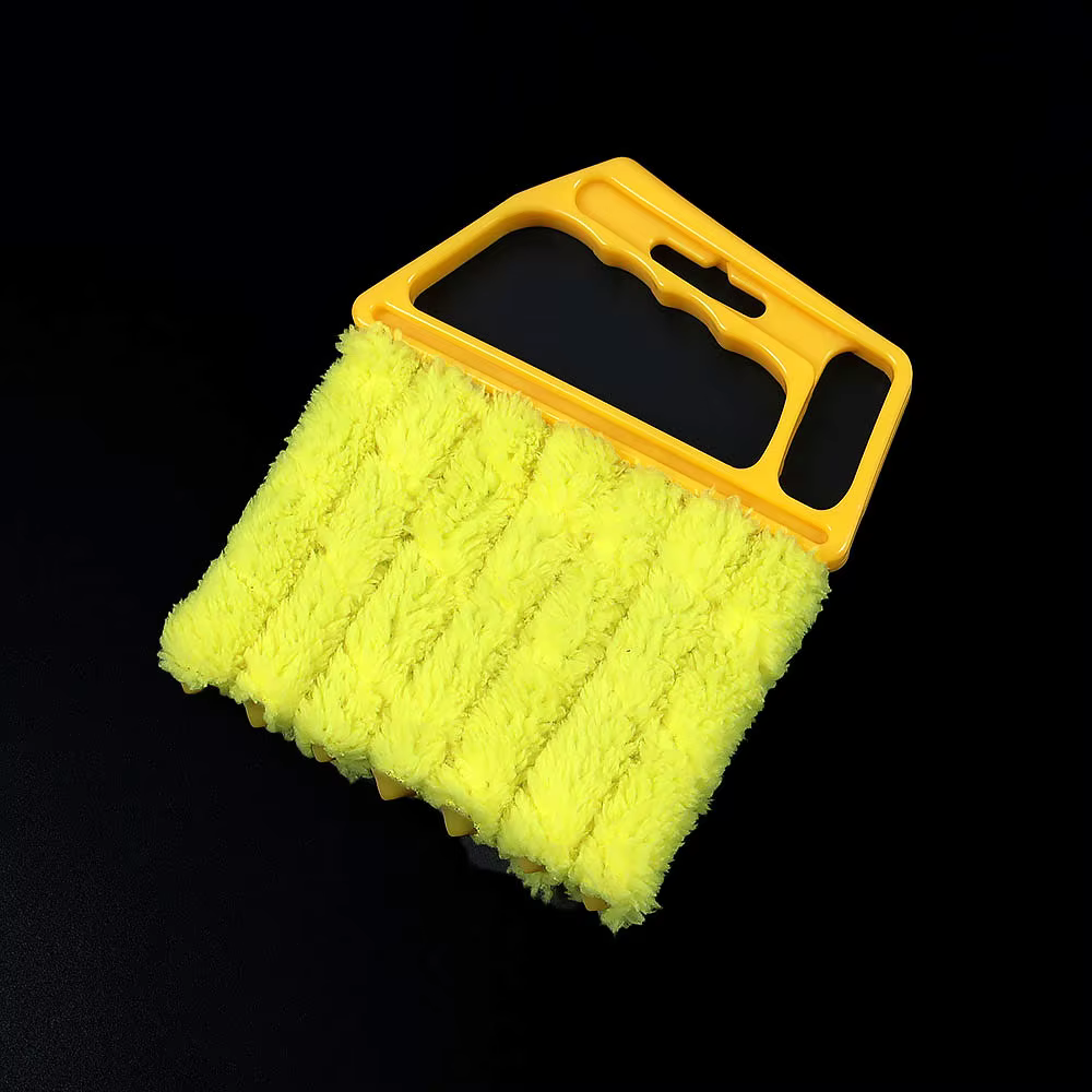 Brosse en silicone avec poignées détachables, nettoyeur de stores, rideaux de climatisation, outil d