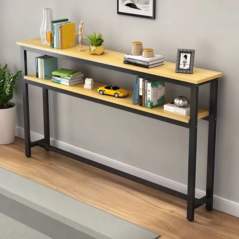 Étagère arrière multifonctionnelle pour canapé de salon, armoire de rangement à fente étroite, bibli