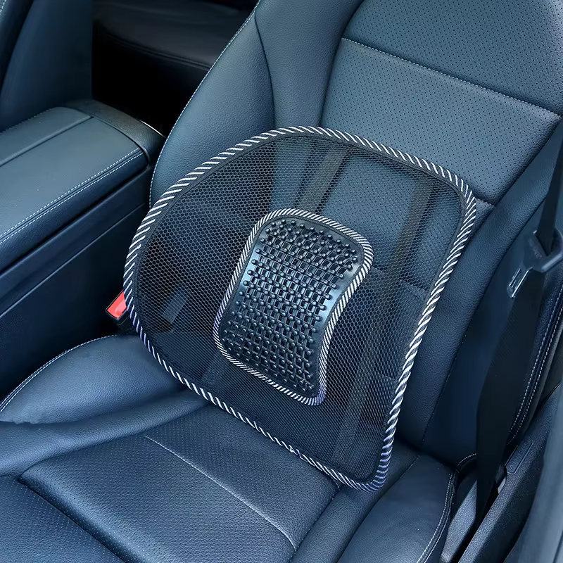 Coussin de dossier de chaise de siège de voiture, attelle lombaire en maille, coussin de chaise de s