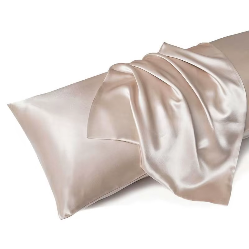 1 paire de taies d'oreiller en Satin, literie respirante Anti-allergique, en Satin de Polyester avec
