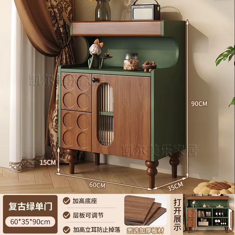 Meubles de luxe anti-poussière pour chambre et salon, étagère d'entrée, buffet de rangement, casier 