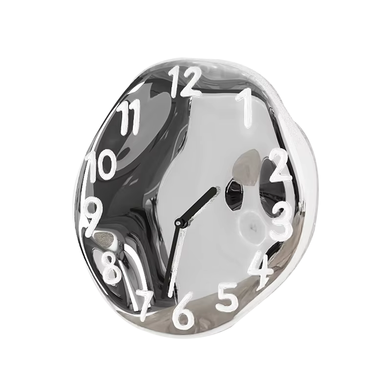 Horloge murale artistique par galvanoplastie en céramique, montre haut de gamme, salon, maison, horl
