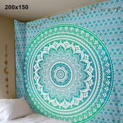 Mandala Bohemian Yoga Polymères Serviette de plage, Châle, Couverture, Mur indien, Tapisserie, Tapis
