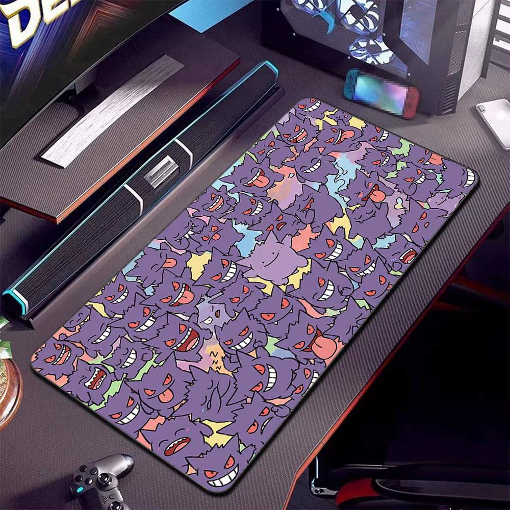 Tapis de jeu XXL noir pour ordinateur portable, accessoires de jeu, tapis de souris, tapis de clavie