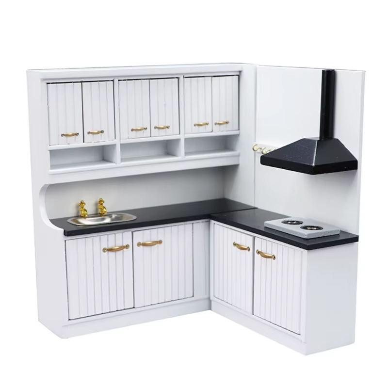 Maison poupée, scène modèle meubles, accessoires pour adolescentes, décorations salle à manger pour 