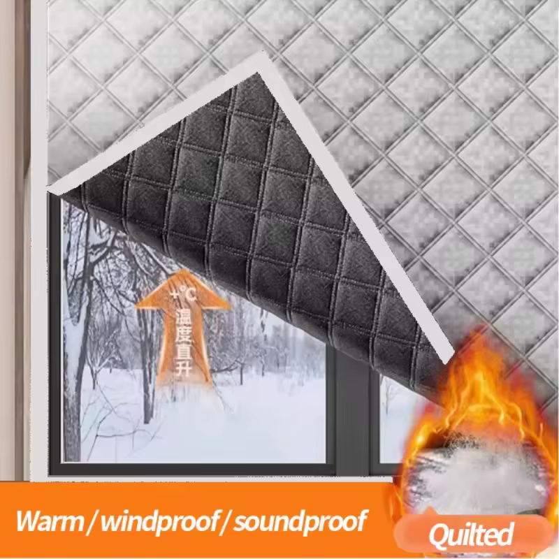 Rideaux isolés thermiques modernes – Décoration d'intérieur élégante avec technologie de blocage de 