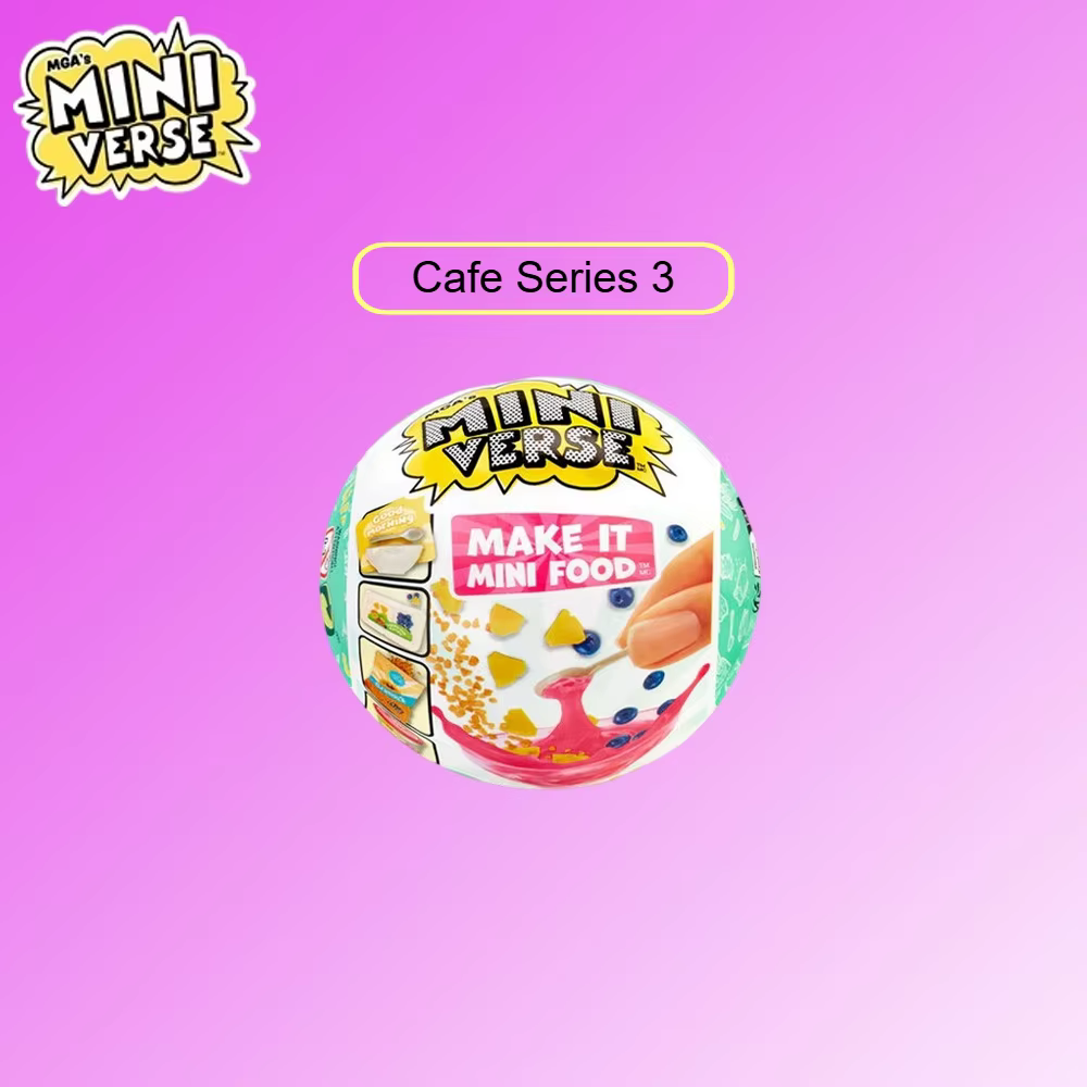 Miniverse Miniverse Make It Mini Food Diner Série 3 Popsicle Dessert Blind Box DIY Cuisine Jouets de