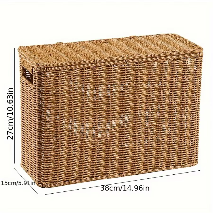 Panier de rangement de tissage, panier de rangement d'angle mural, panier à linge, balcon domestique