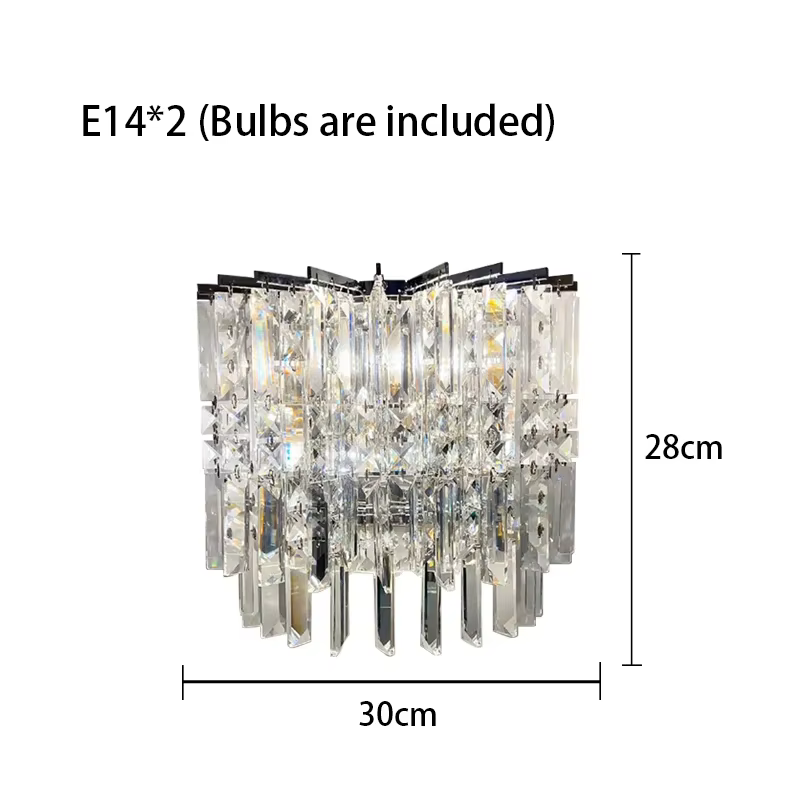 Salon de luxe lustres de plafond en cristal moderne LED Lustre Chrome lampes suspendues LED décorati