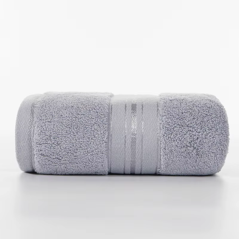 Serviette de bain 100% coton égyptien, serviette de bain absorbante pour adulte, couleur unie, servi
