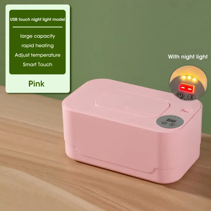 Chauffe-lingettes humides pour bébé, avec affichage LED, distributeur de serviettes humides, Portabl
