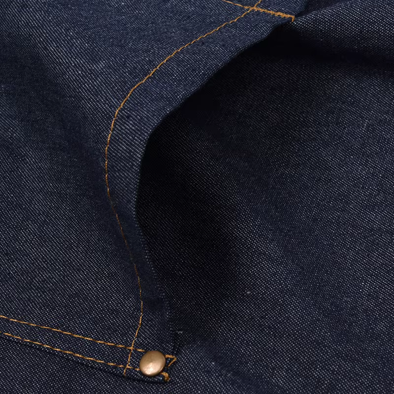 Adultes Denim bleu cuisine cuisine Restaurant travail tablier robe avec poche