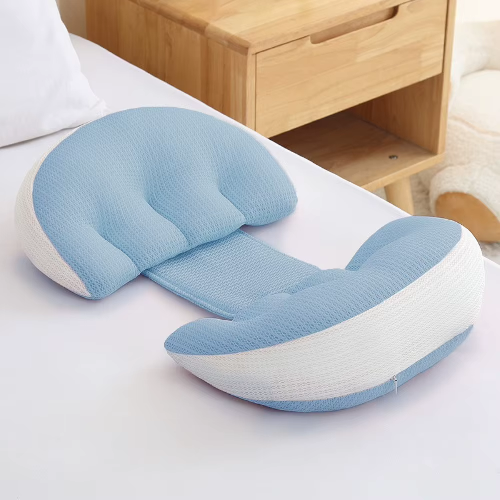 Oreiller de taille pour femmes enceintes, doux et confortable, soutien Abdominal, coussin de grosses