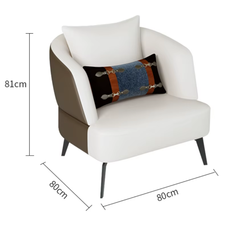 Expérience de confort chic canapé en cuir italien Style minimaliste moderne idéal à la mode Canape S