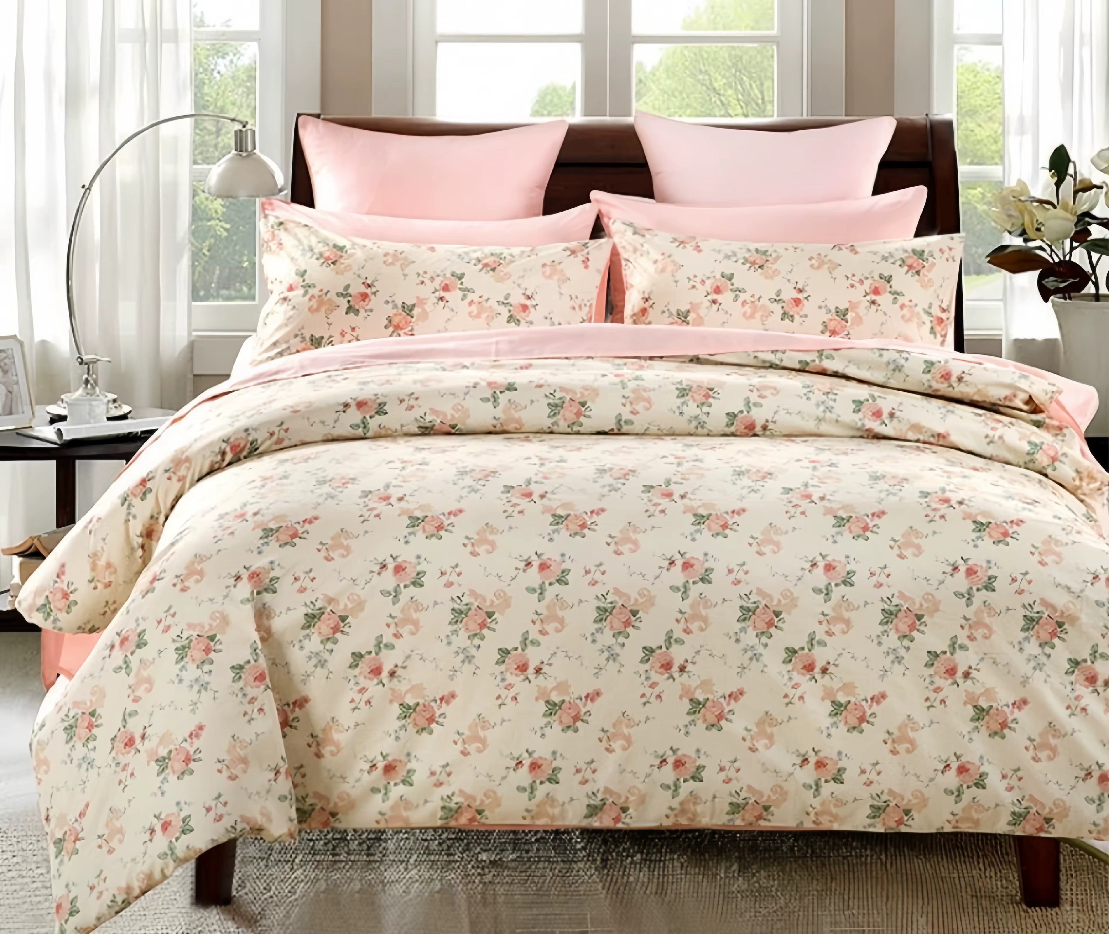 Housse de couette à motif toutes tailles AU, drap-housse, taies d'oreiller, 100% coton égyptien, tai