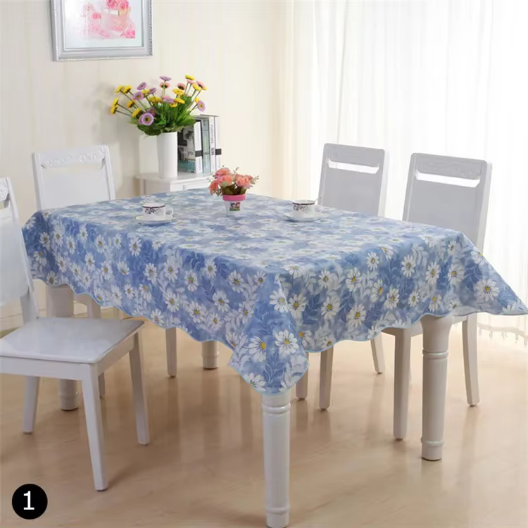 Nappe de jardin rectangulaire carrée imperméable, toile cirée, couverture de table de gril, imperméa