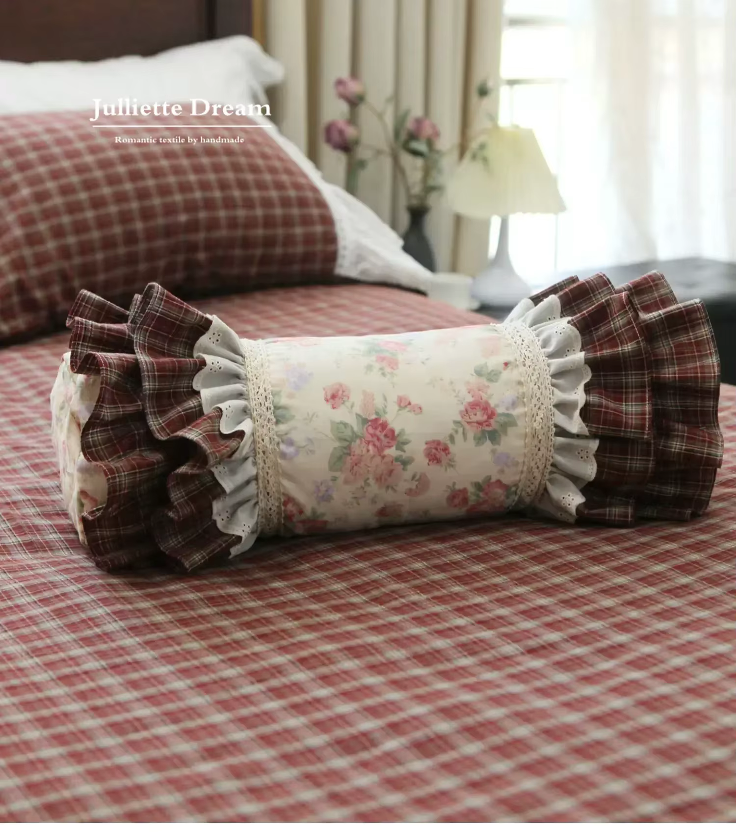 Nouveau coussin en dentelle motif bonbon, oreiller décoratif pour lit, coussin de canapé, coussin lo