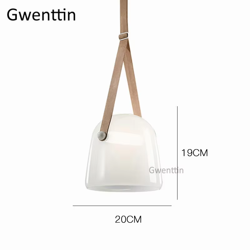 Lampe Led suspendue en verre Mona moderne, luminaire décoratif d'intérieur, idéal pour un salon, une
