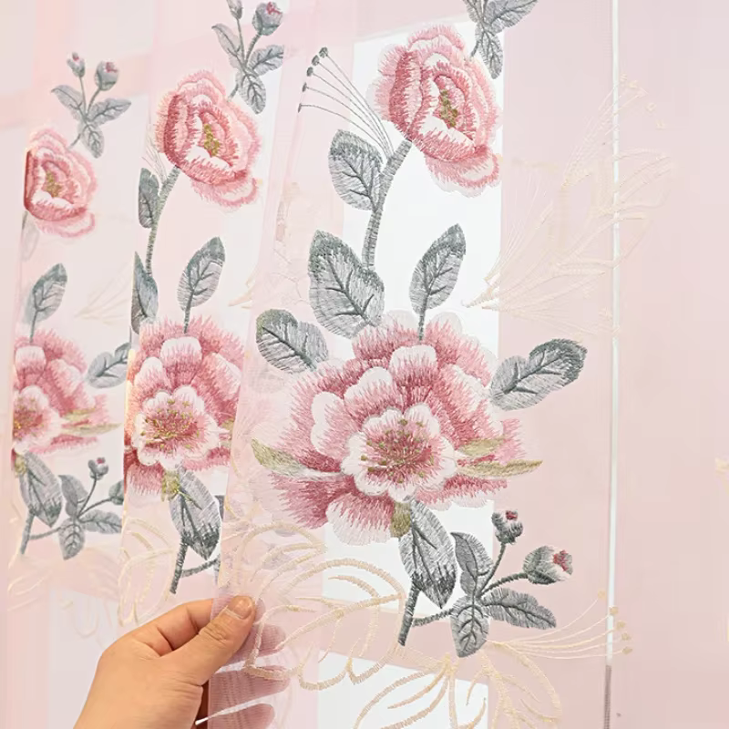 Rideaux en Chenille de luxe européens haut de gamme, pour salon, salle à manger, chambre à coucher, 