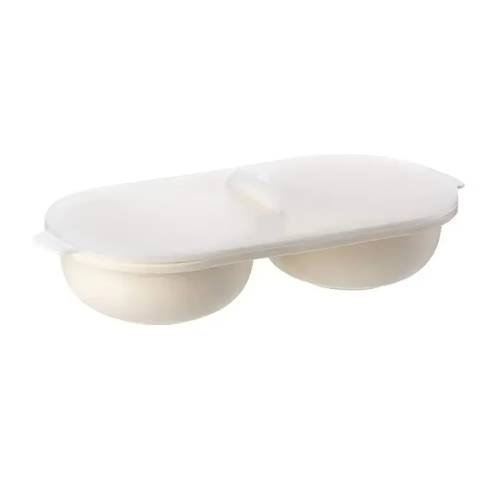Nouveau braconnier à œufs créatif, casseroles de qualité alimentaire, Double tasse, chaudière à œufs