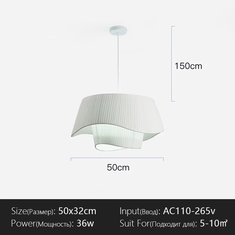 Lampe LED Suspendue au Design Danois, Luminaire Décoratif d'Nik, Idéal pour un Salon, un Hôtel, un R