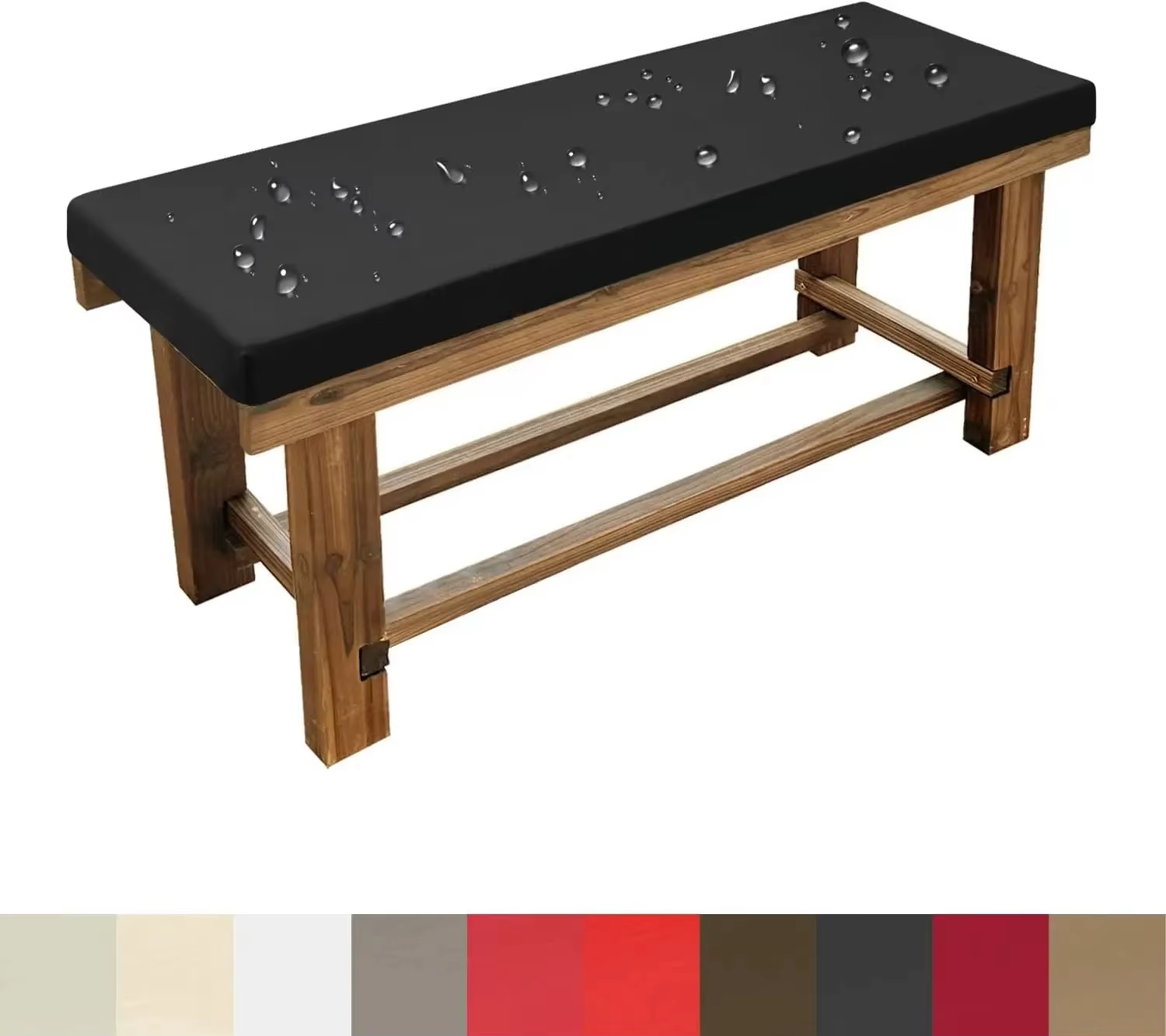 Coussins de banc personnalisés imperméables, siège de chaise, canapé, oreiller, baie vitrée, coussin
