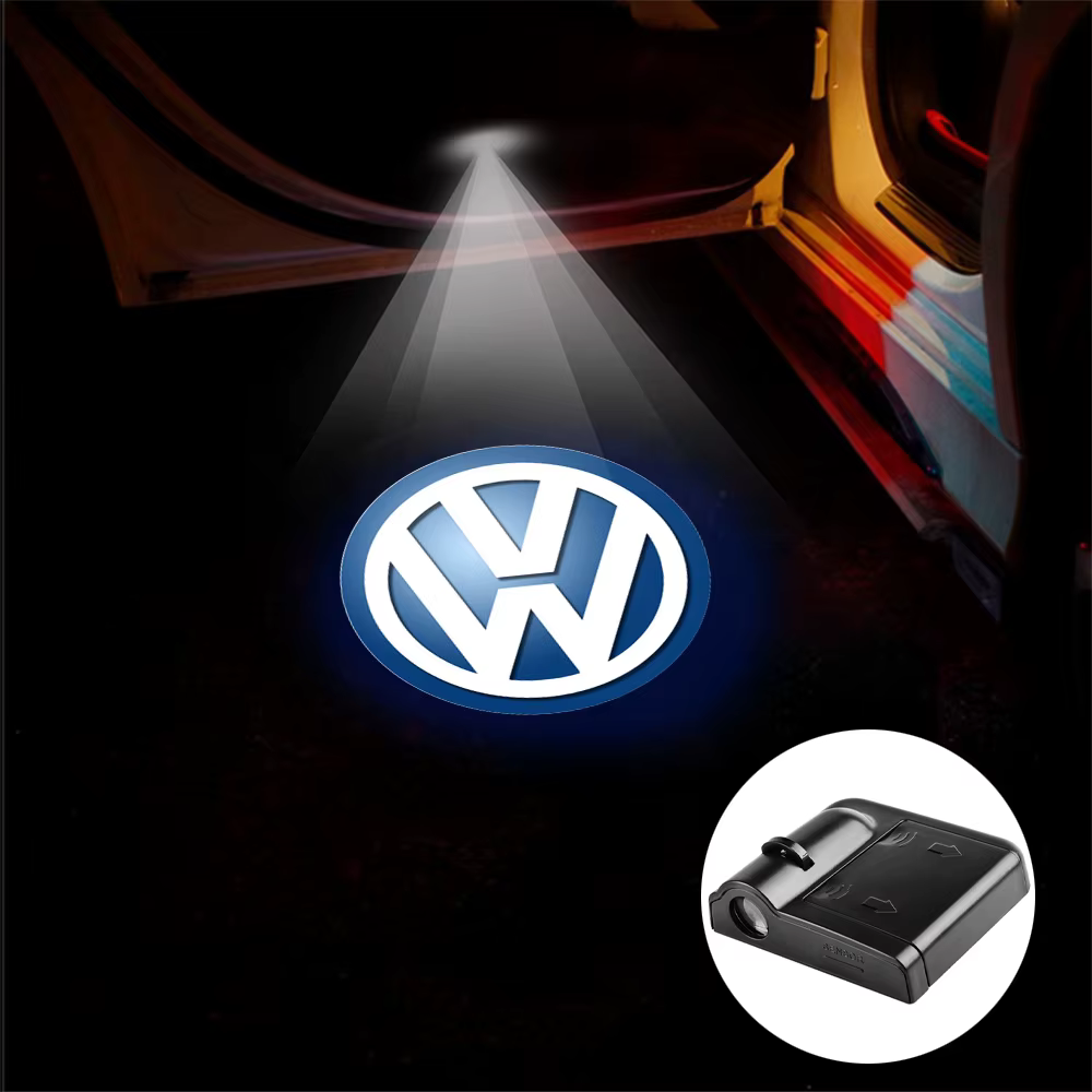 Lampe projecteur laser pour porte de voiture, lumière de bienvenue HD, accessoires pour Volkswagen G