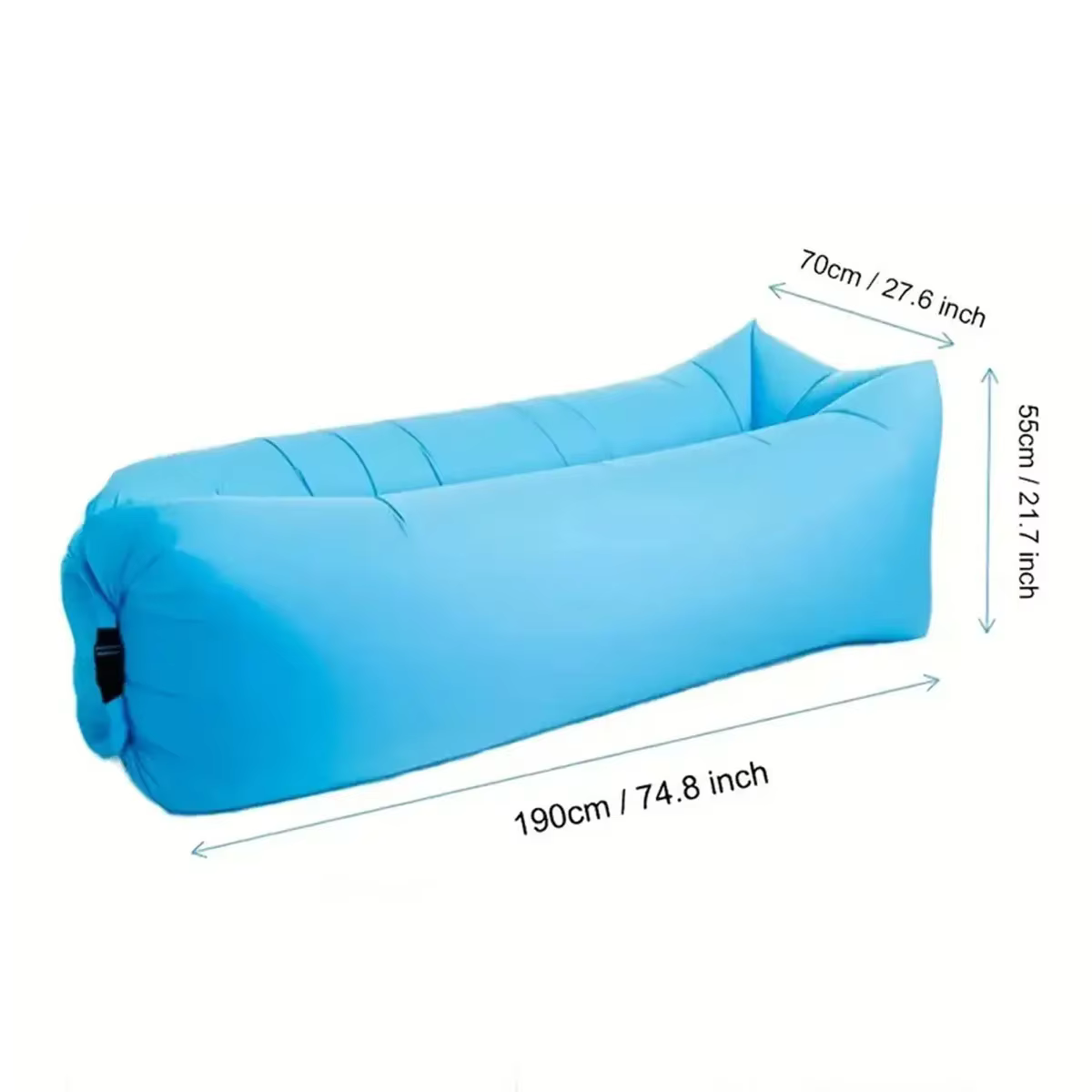 Canapé gonflable portable à gonflage rapide, imperméable, pour la plage, le camping, la piscine et l