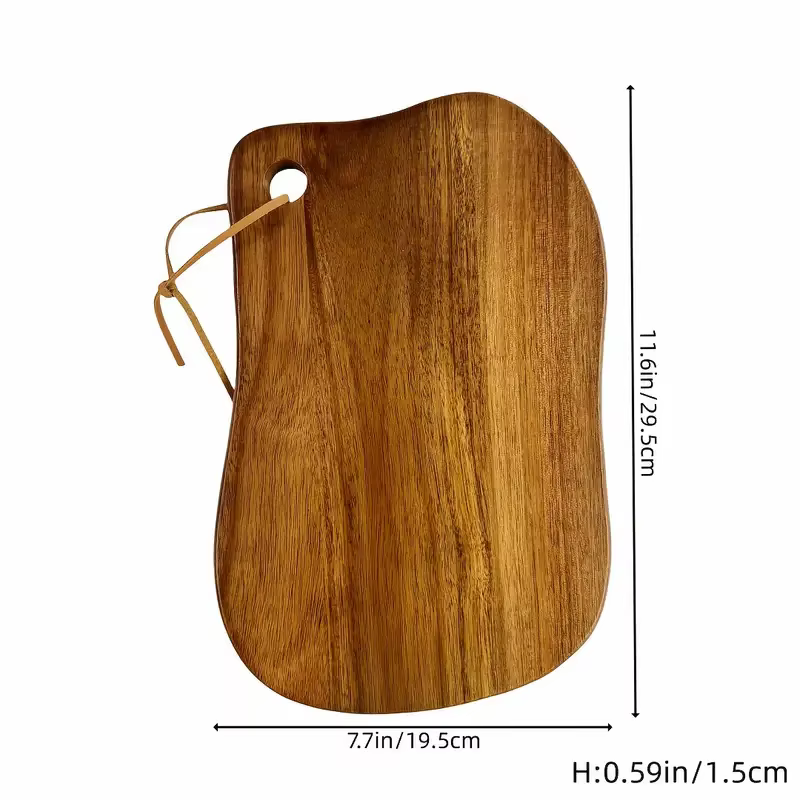 Planche à découper en bois d'acacia de cuisine, planche à découper de grande taille pour couper la v