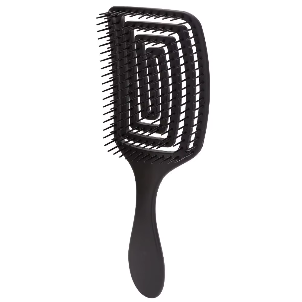 Peigne à dents larges pour salon de coiffure, peigne de massage, peigne incurvé pour soins capillair