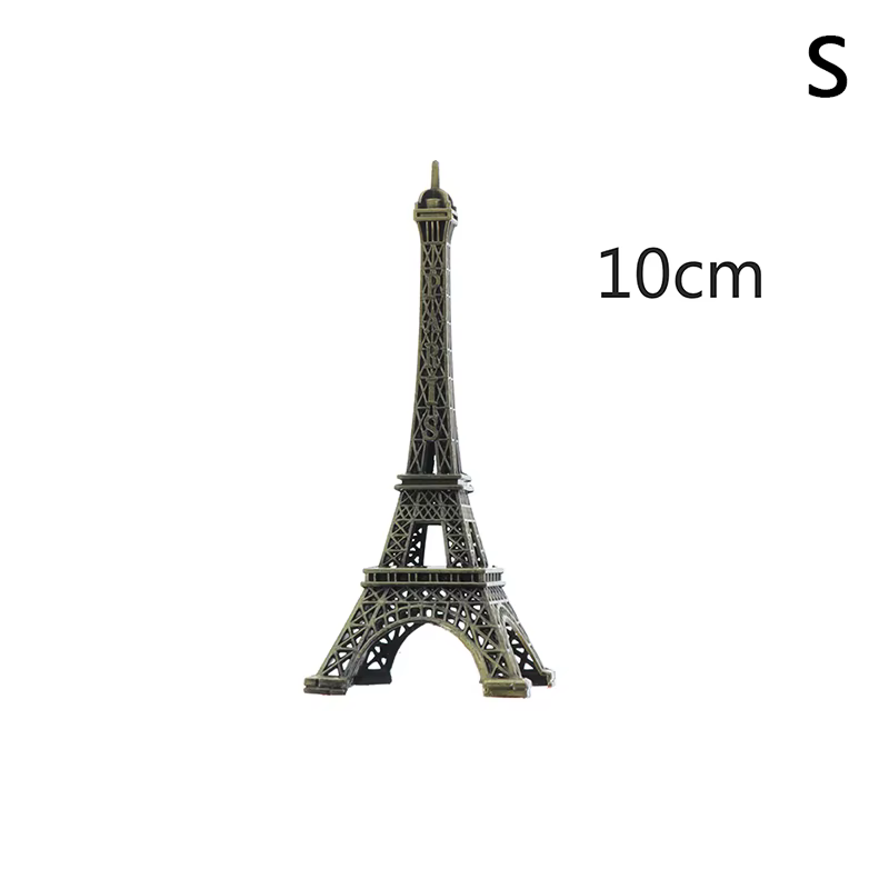 Figurine de la Tour Eiffel de Paris en Bronze 8/10/15cm, Artisanat Métallique, Accessoires de Décora