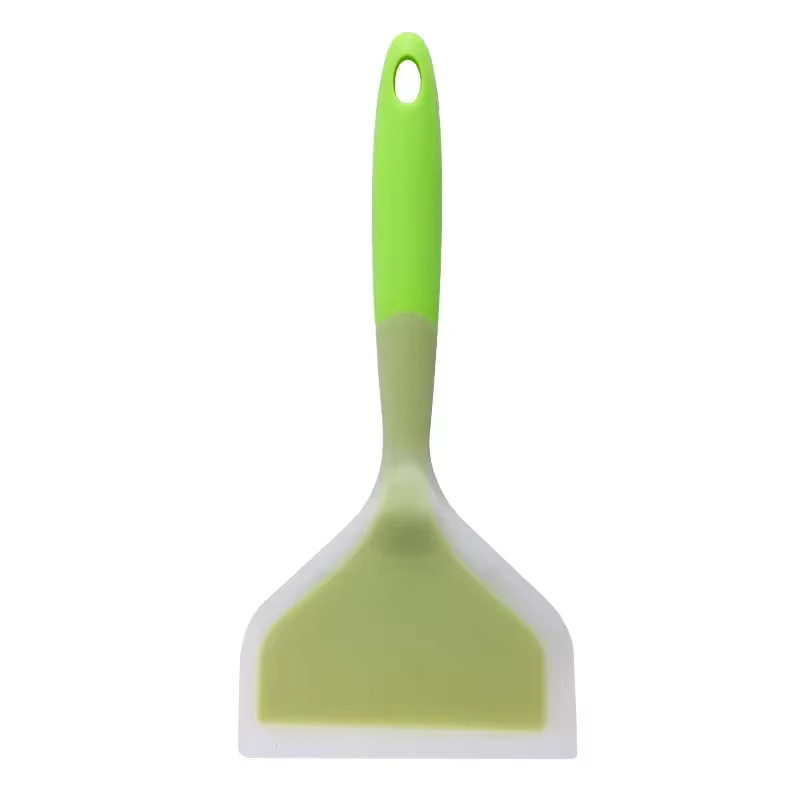 Spatule de cuisine en Silicone coloré, ustensiles de cuisine, grattoir de cuisine, viande de bœuf, œ