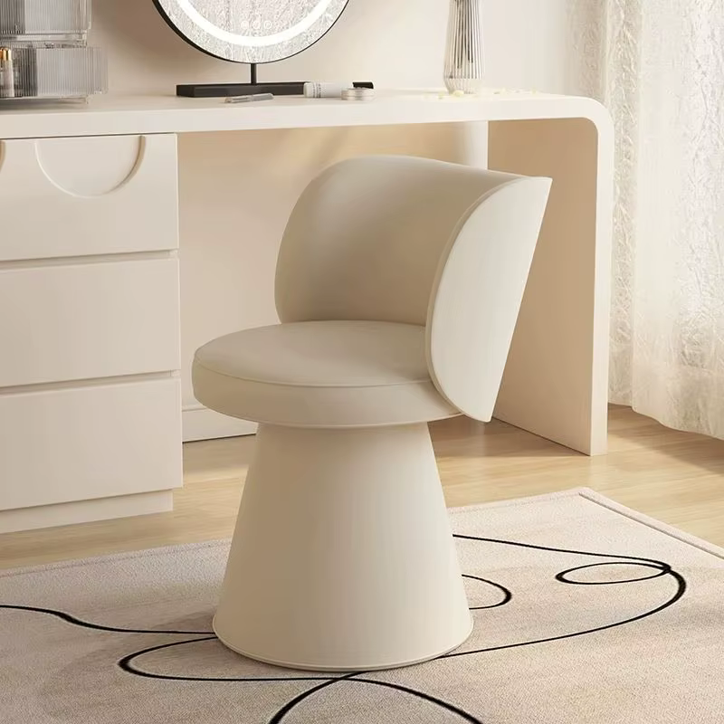IQUE Stool Light Premium Cream Wind, dossier de luxe, chambre principale, petit appartement, salon d