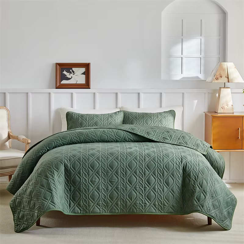 Parure de lit Queen, ensemble de literie léger, couvre-lit Queen King, couverture d'été, couvre-lit 