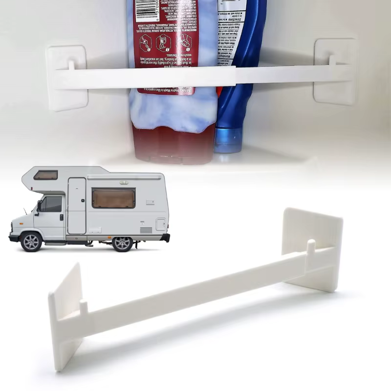 1 ensemble d'étagères d'angle de douche RVs, barre de rangement pour camping-car remorque, accessoir