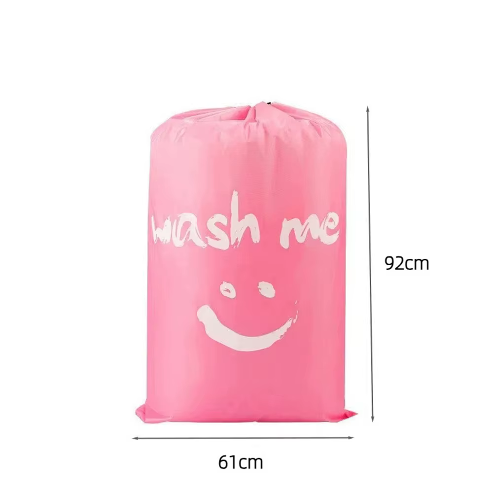 Sac à linge de voyage extra large, organiseur de vêtements sales avec cordon de serrage, sacs à ling