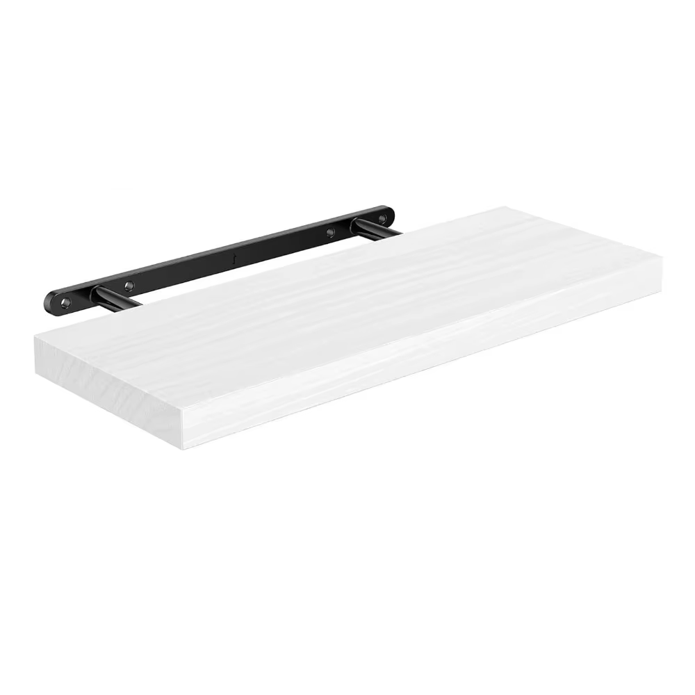 Étagères de salle de bain plus profondes et plus épaisses, étagères flottantes, étagère de rangement