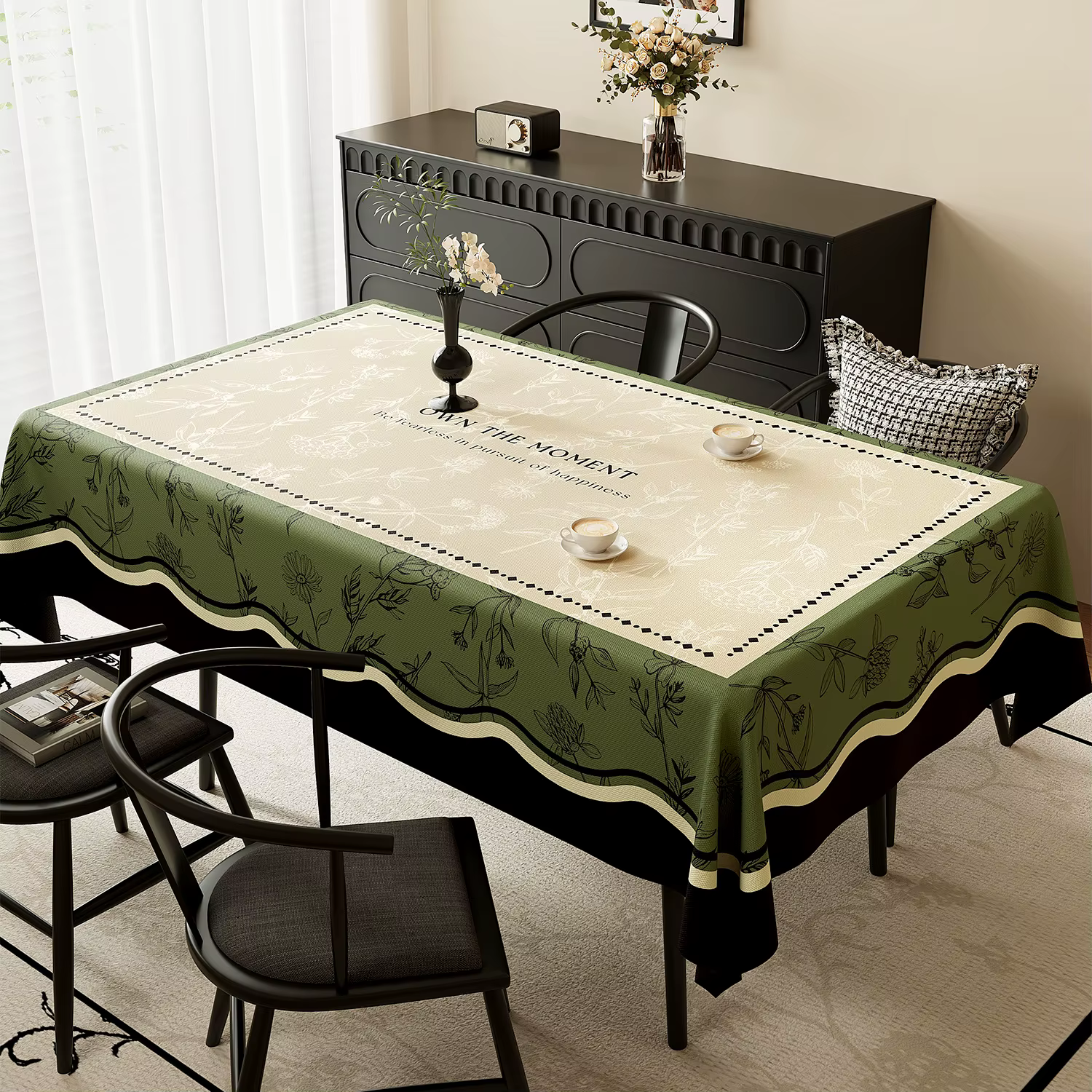 Nappe française imperméable, résistante à l'huile, sans lavage et résistante à la chaleur, pour sall