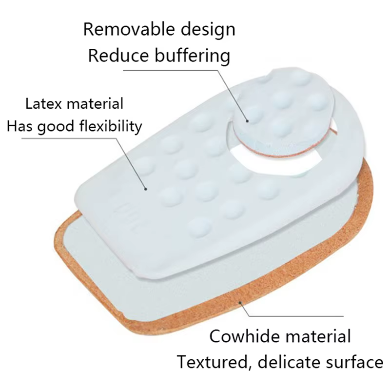 Semelle intérieure souple unisexe, 2 pièces, Support de talon, insertion de chaussure, coussin de pi