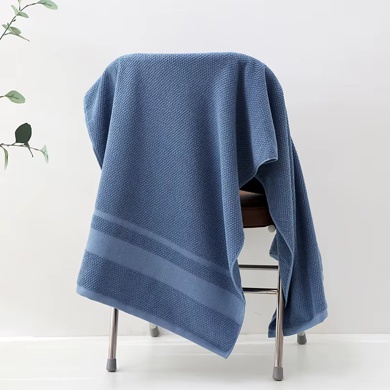 Serviette de bain en pur coton pour adulte, séchage rapide et absorbant, usage domestique, plage, hô