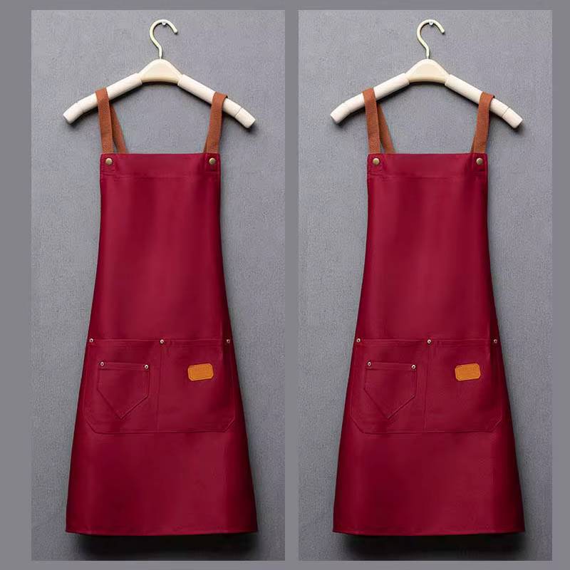 Tablier Durable unisexe imprimé personnalisé pour femmes et hommes, vêtements de travail de cuisine,