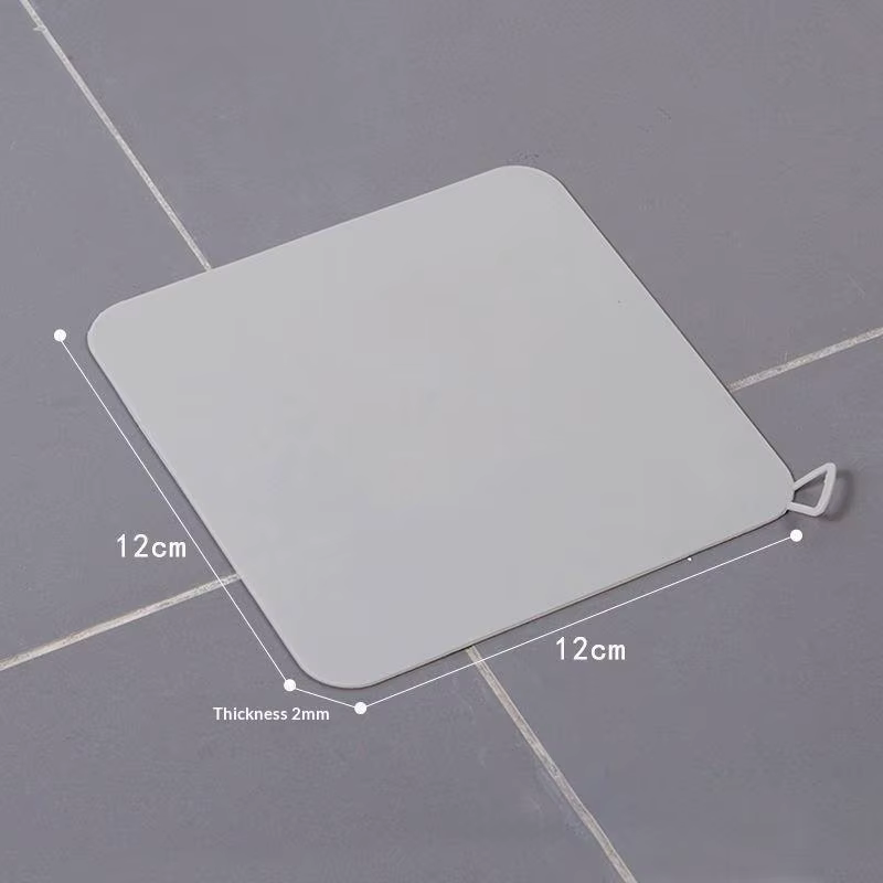 Couvercle de drain de sol en silicone épais anti-odeur pour salle de bain, joint d'étanchéité domest