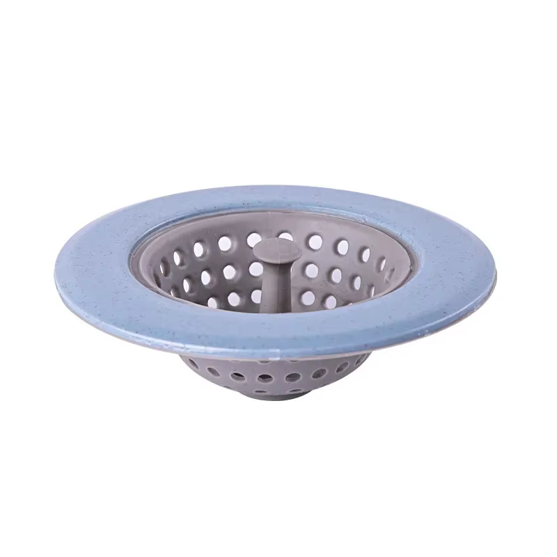Filtre d'évier de cuisine en maille, attrape-cheveux, tamis en silicone, accessoires