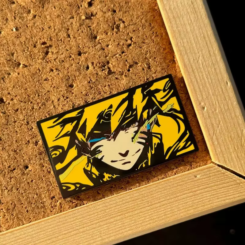Naruto Uzumaki dessin animé émail broches Ninja broches pour femmes vêtements sac à dos revers Badge