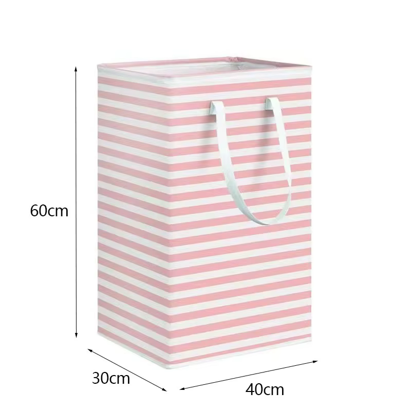 Grands sacs à linge 75L, paniers avec poignées, panier de rangement Durable pour vêtements sales, po