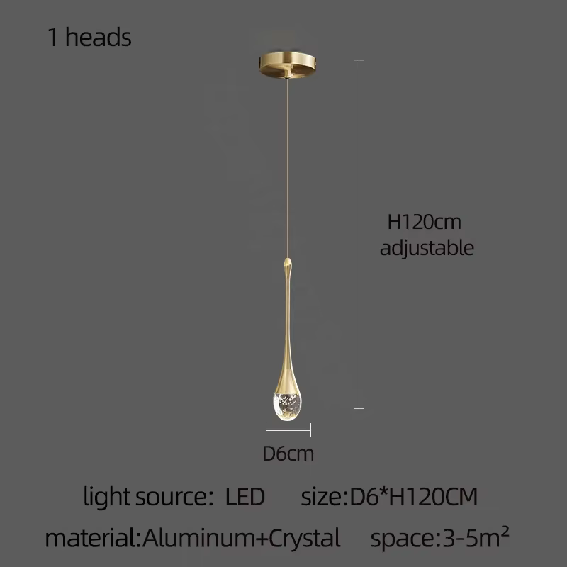 Plafonnier LED en cristal doré au design moderne, éclairage d'intérieur, luminaire décoratif de plaf
